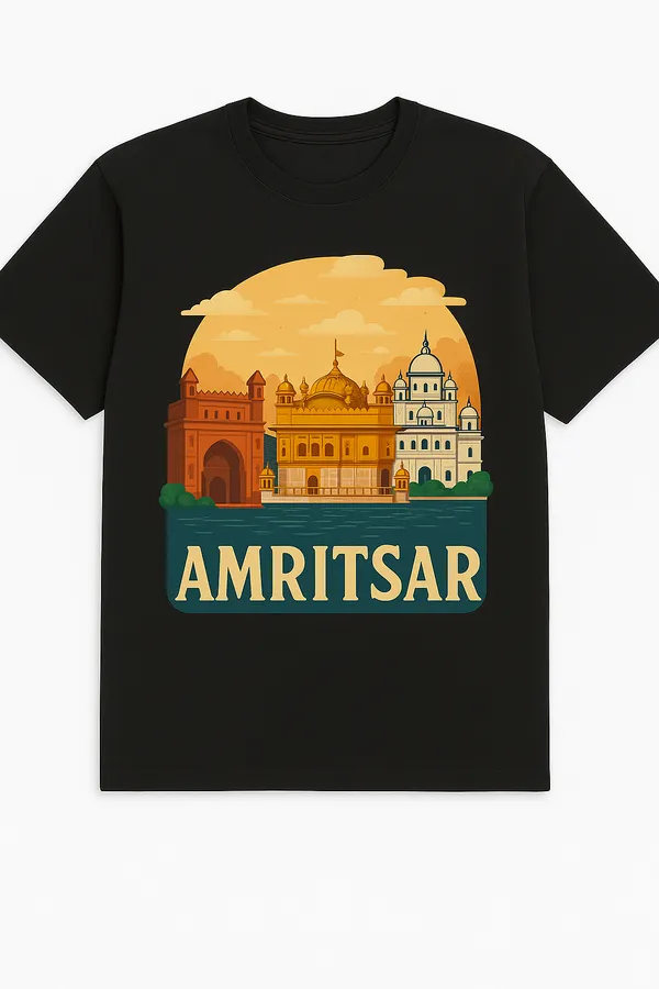 Black_Amritsar_Printed_Cotton_Oversized_Fit_T-Shirt_|_For_Men