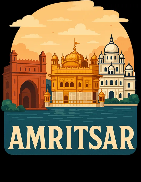 Black_Amritsar_Printed_Cotton_Oversized_Fit_T-Shirt_|_For_Men