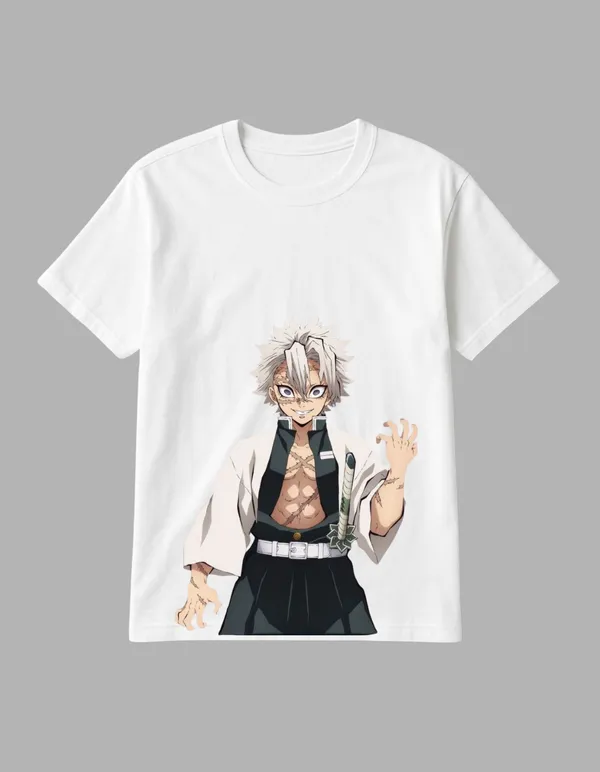 White_Sanemi_Printed__Regular_Fit_T-Shirt_|_For_Unisex