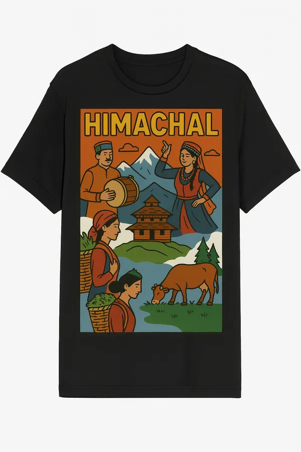 Black_Himchal_Pradesh_Printed_Cotton_Regular_Fit_T-Shirt_|_For_Men