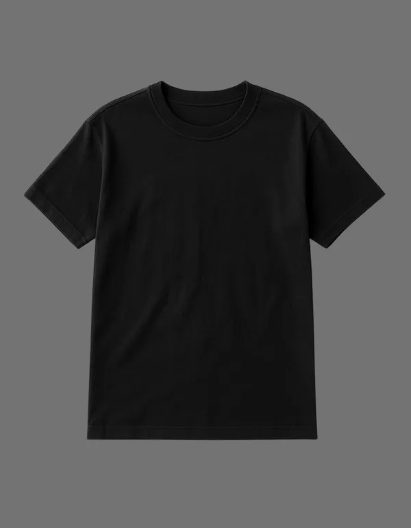 Black_Faith_Over_Fear_Printed__Regular_Fit_T-Shirt_|_For_Unisex