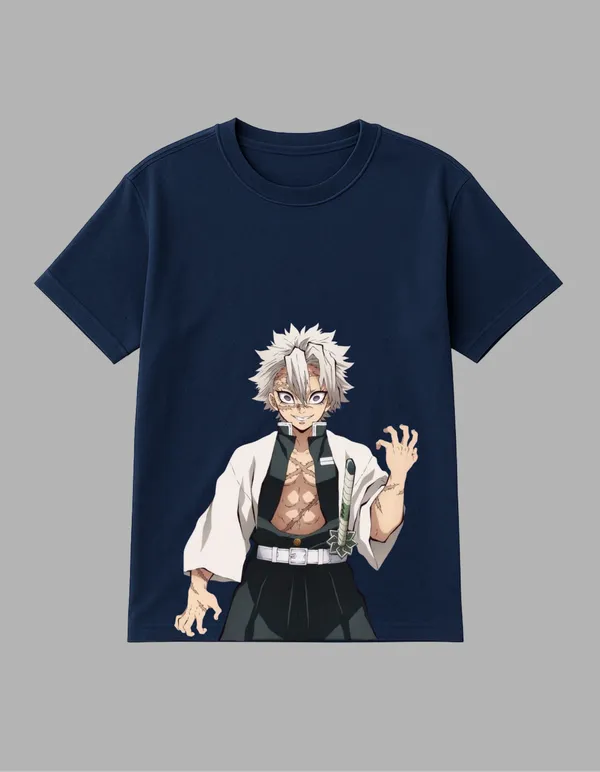 Navy_Blue_Sanemi_Printed__Regular_Fit_T-Shirt_|_For_Unisex