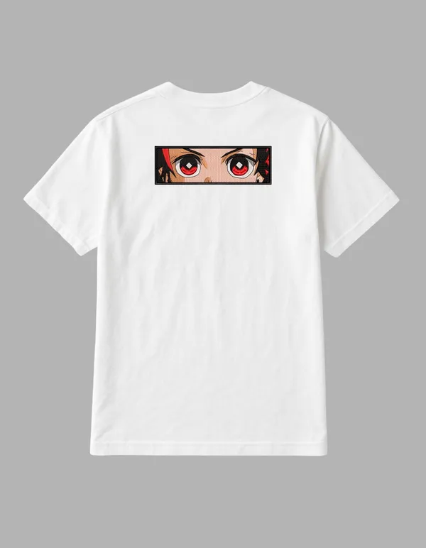 White_Tanjiro_Kamado_Printed__Regular_Fit_T-Shirt_|_For_Unisex