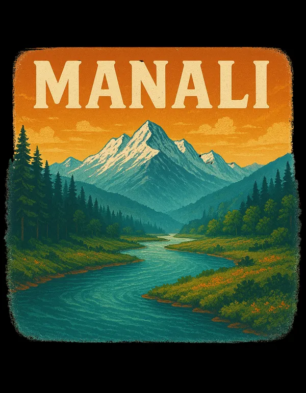 Black_Manali_Printed_Cotton_Oversized_Fit_T-Shirt_|_For_Men