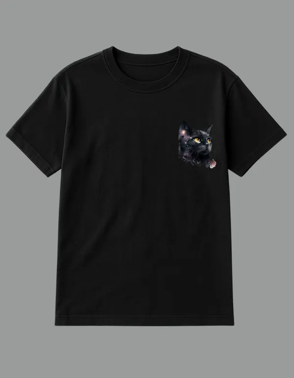 Black_Universal_Cat_Printed__Regular_Fit_T-Shirt_|_For_Unisex