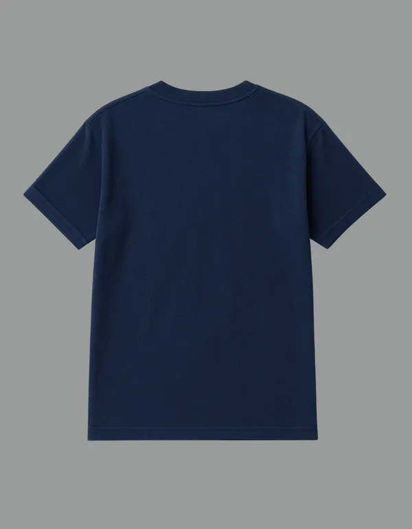 Navy_Blue_Bloom_In_The_Groove_Printed__Regular_Fit_T-Shirt_|_For_Unisex