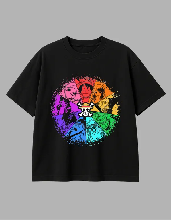 Black_Straw_Hats_Printed__Oversized_Fit_T-Shirt_|_For_Unisex
