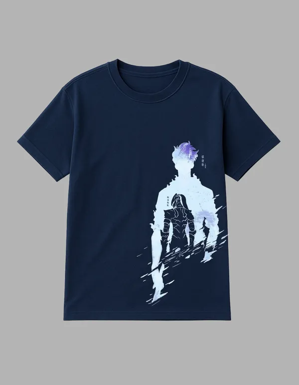 Navy_Blue_Sung_Jin-Woo_X_Igris_Printed__Regular_Fit_T-Shirt_|_For_Unisex