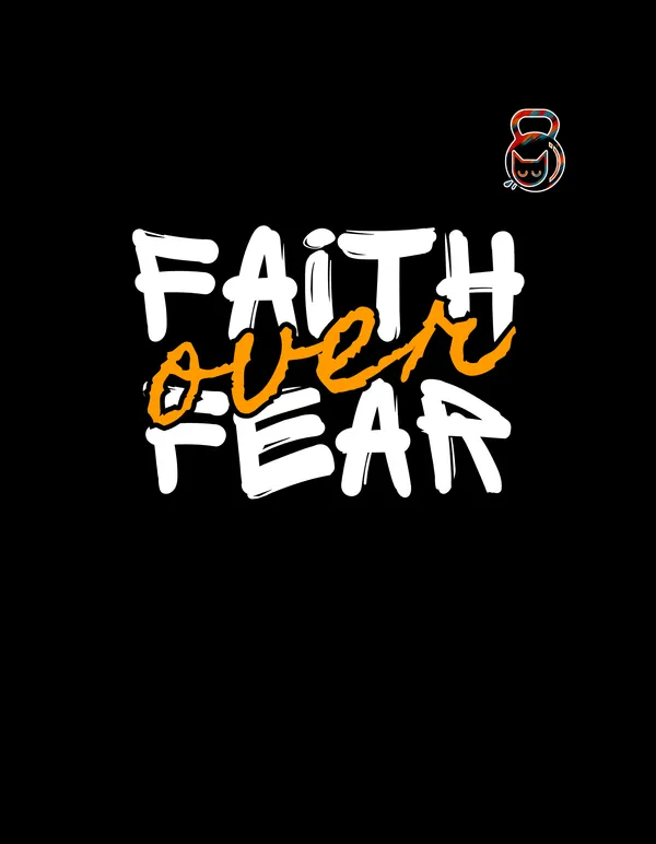 Black_Faith_Over_Fear_Printed__Regular_Fit_T-Shirt_|_For_Unisex