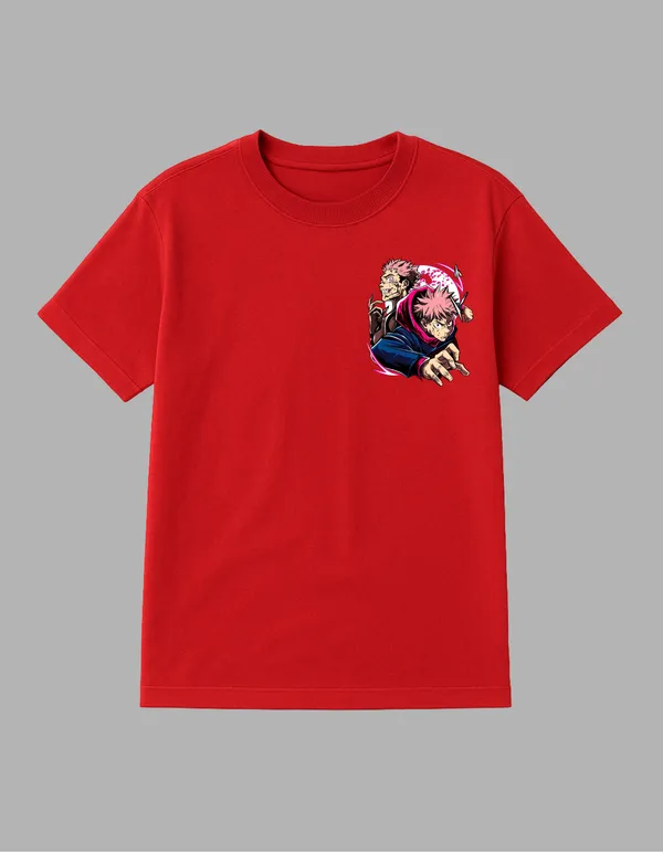 Red_Mumbai_Sea_Face_Printed__Regular_Fit_T-Shirt_|_For_Unisex