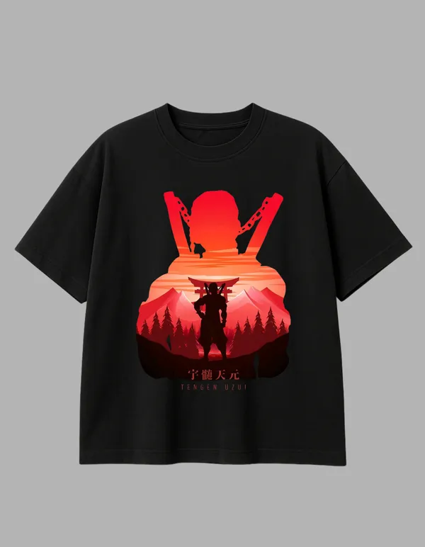 Black_Tengen_Sama_Printed__Oversized_Fit_T-Shirt_|_For_Unisex