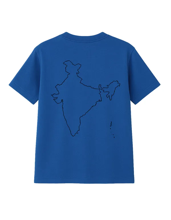 Royal_Blue_Bharat_Printed_Cotton_Regular_Fit_T-Shirt_|_For_Men