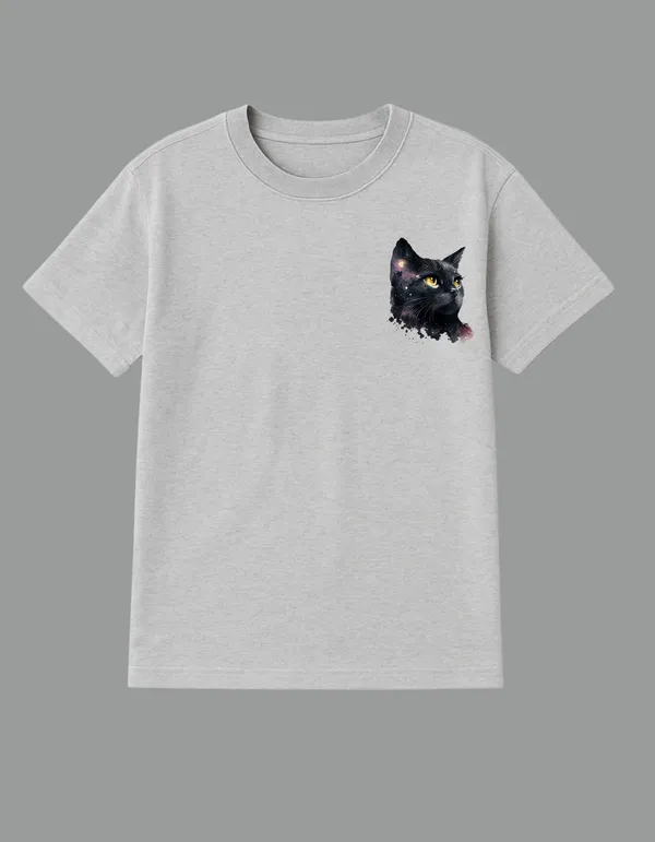 Grey_Universal_Cat_Printed__Regular_Fit_T-Shirt_|_For_Unisex