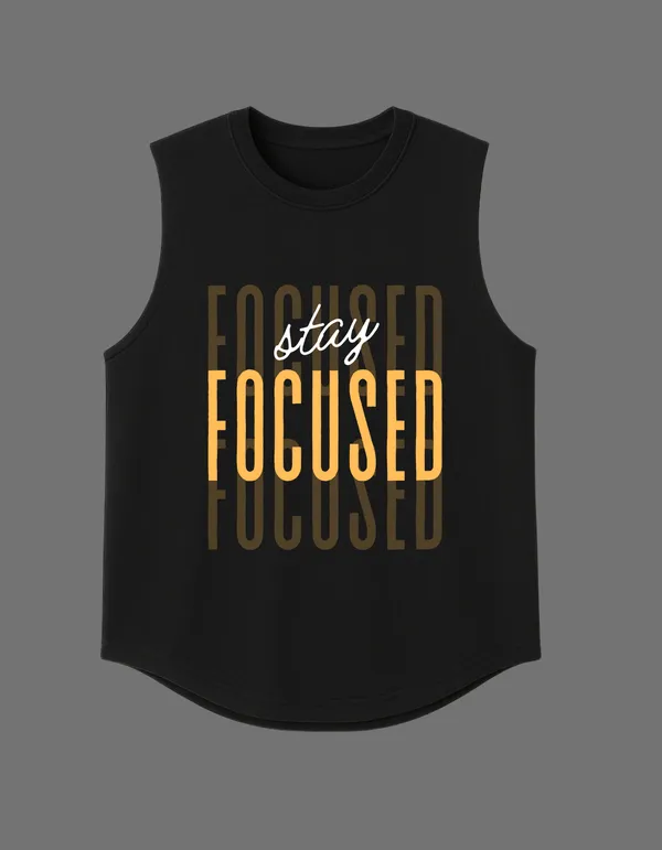 Black_Stay_Focused_Printed__Regular_Fit_T-Shirt_|_For_Unisex