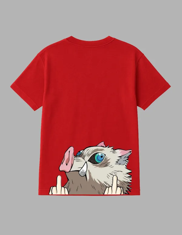 Red_Inosuke_Printed__Regular_Fit_T-Shirt_|_For_Unisex