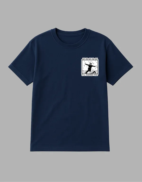 Navy_Blue_Satoru_Gojo_Printed__Regular_Fit_T-Shirt_|_For_Unisex