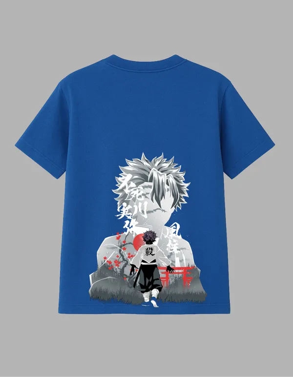Royal_Blue_Jharkhand_Printed__Regular_Fit_T-Shirt_|_For_Unisex