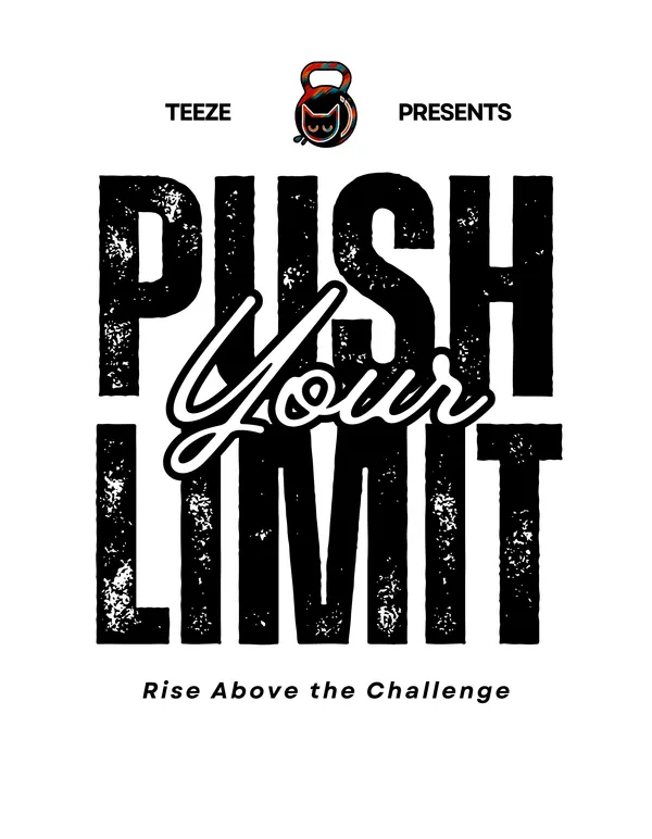 White_Push_Your_Limits_Printed__Regular_Fit_T-Shirt_|_For_Unisex