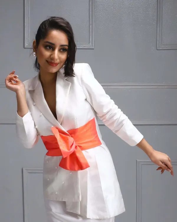 White_&_Red_Premium_Glamorous_Raw_Silk_Co-Ord_Set_For_Women