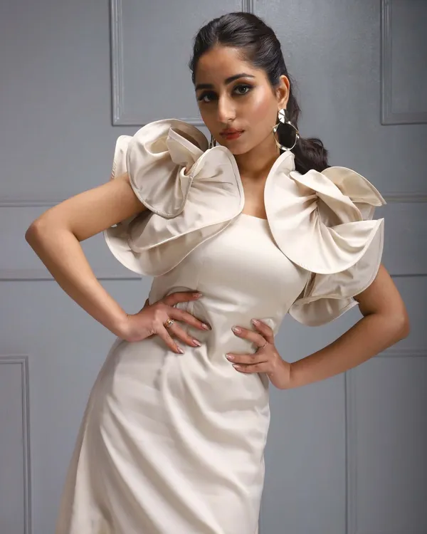 White_Premium_Glamorous_Satin_Dress_For_Women