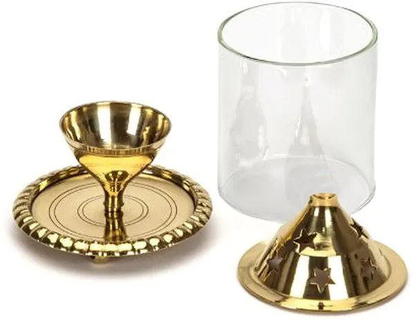 Brass_Udupi_Lamp_With_Glass_Cover_Akhand_Jyoth_Home_&_Office