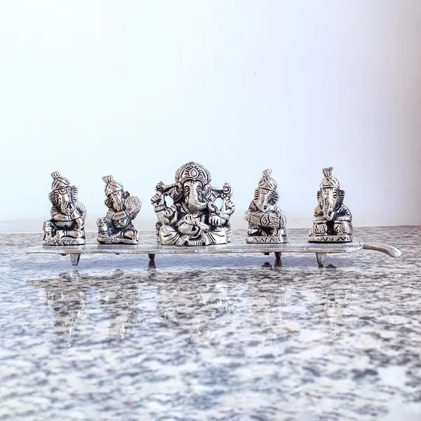 Set_Of_5_Musical_Ganesha_Idols_Ganesha_Murthi_Statue_With_Musical_Instruments_Home_Decorations