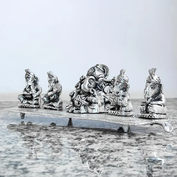 Set_Of_5_Musical_Ganesha_Idols_Ganesha_Murthi_Statue_With_Musical_Instruments_Home_Decorations