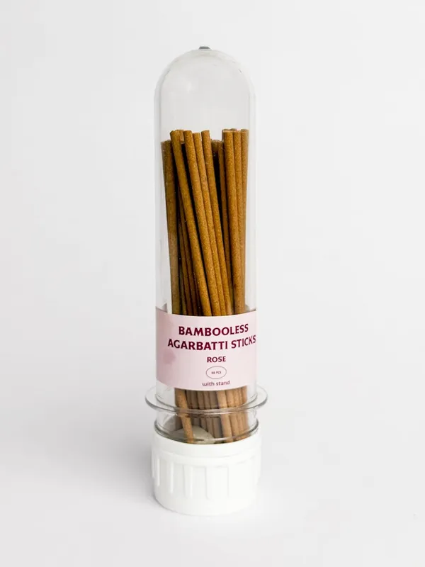 Bambooless_Rose_Agarbatti_Sticks_6_With_Free_Stand_50Pcs_Each_(Pack_Of_2)