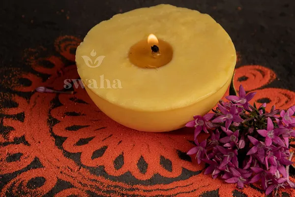 Combo_Of_Swaha_Cow_Ghee_Diya_8Hrs_&Swaha_Vegan_Diya_Tea_Light_12Pcs_Pack_Of_1)_(Vegan_Ghee_Tea_Lights_12_Pieces_Diya_Batti_0.123_Kg)