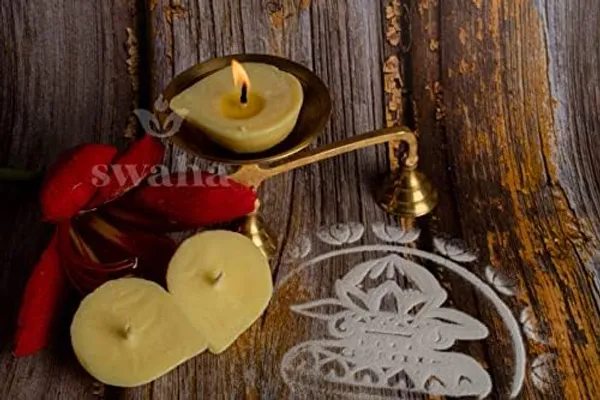 Premium_Cow_Ghee_Diya_Wicks_(12_Pieces),_4Hr_Burning_Time,_Wax_Free_Cow_Ghee_Diya_For_Puja_-_Pack_Of_1