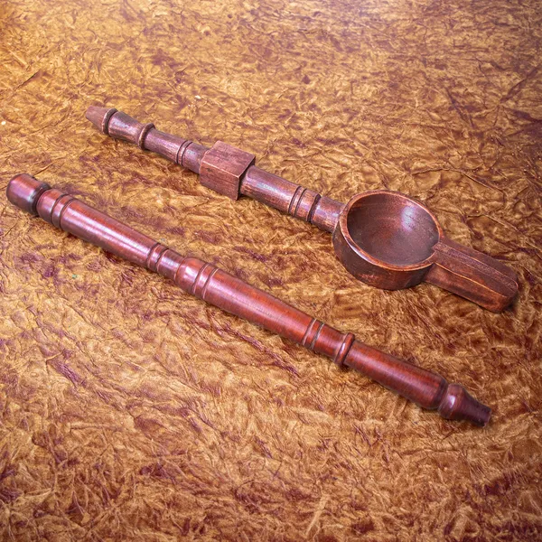 Set_Of_2_Wooden_Havan_Spoon_Dark_Brown_Color_Sruba_Pooja_Items