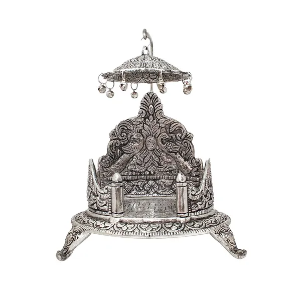 Silver_Round_Singhasanan_For_God_Idols_Home_Pooja_And_Decoration