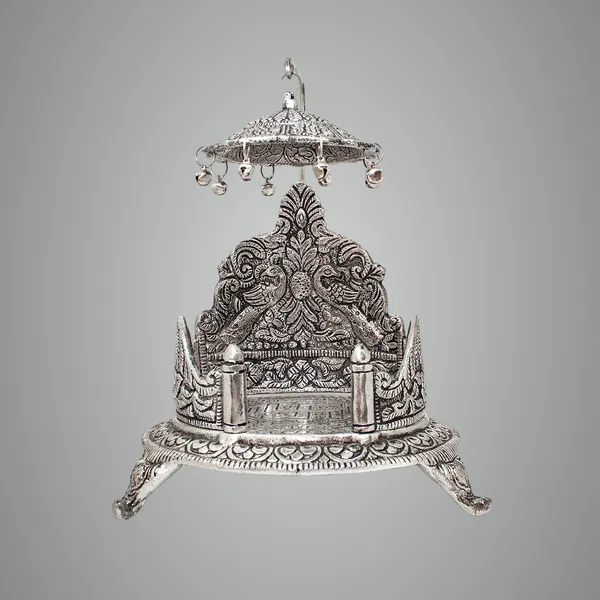 Silver_Round_Singhasanan_For_God_Idols_Home_Pooja_And_Decoration