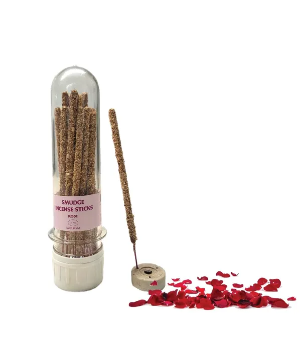 Rose_Smudge_Incense_Sticks_20_Pcs_With_Stand_-_Pack_Of_2