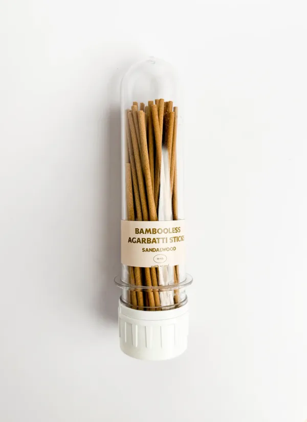 Bambooless_Sandalwood_Agarbatti_Sticks_6_With_Free_Stand_50Pcs_Each_(Pack_Of_2)