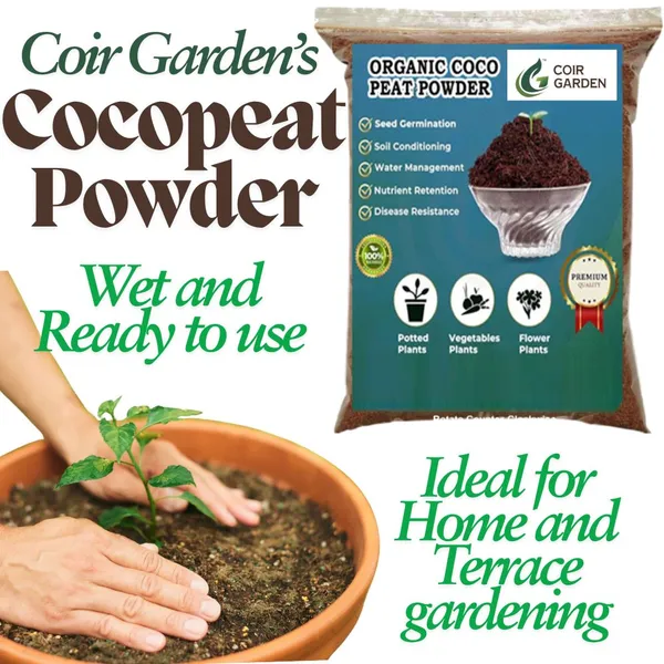 COIR_GARDEN_-_Coco_PEAT_Powder_-_1_KG_Coir_Pith_Loose_and_Wet_Ready_to_use_Potting_Mixture_for_Plants_for_Home_Gardening_-_Indoor_Outdoor_Plants.