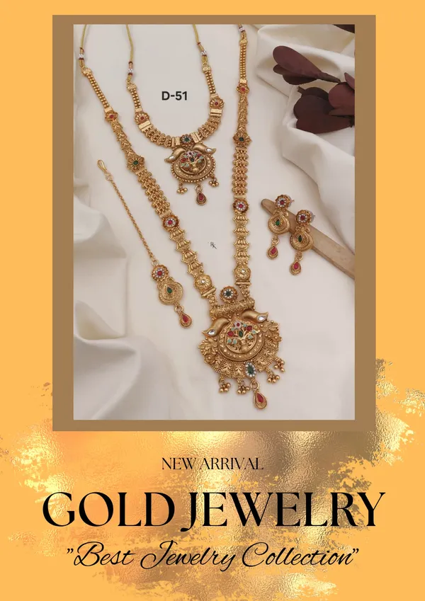 Gold_Plated_Necklace_Premium_Rajwadi_Look_Necklace_Set_Combo_For_Women