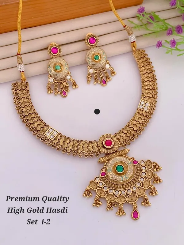 Rajwadi_necklece_For_High_Gold_Plated