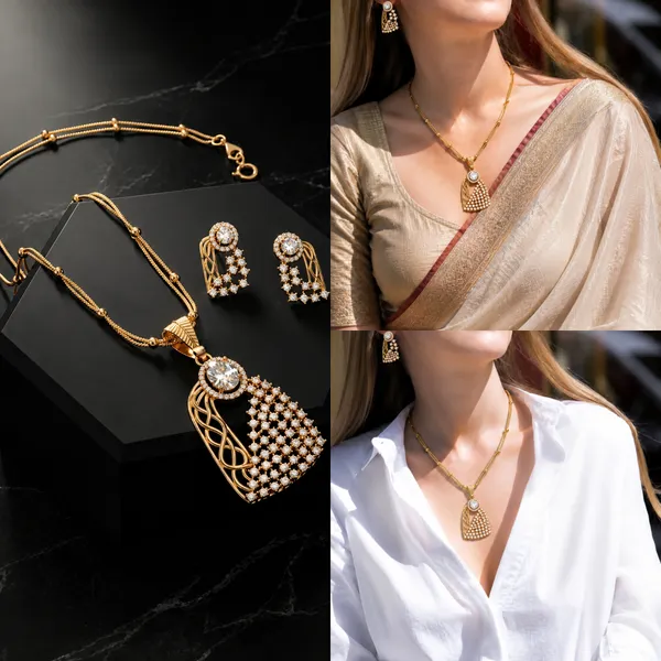 A.D._Pendent_set_Necklece_With_Premium_High_Gold_with_earing_set_