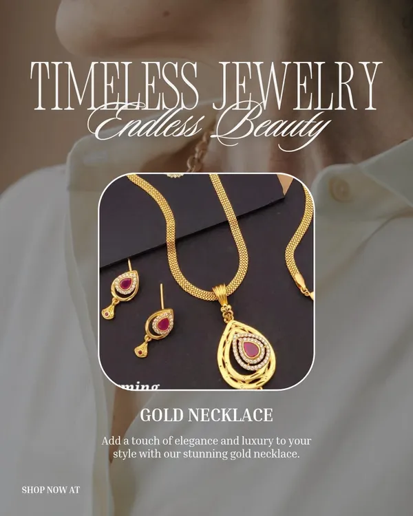 Gold_Plated_Pendant_Set_Premium_Stylish_Pendant_with_Earring_For_Women