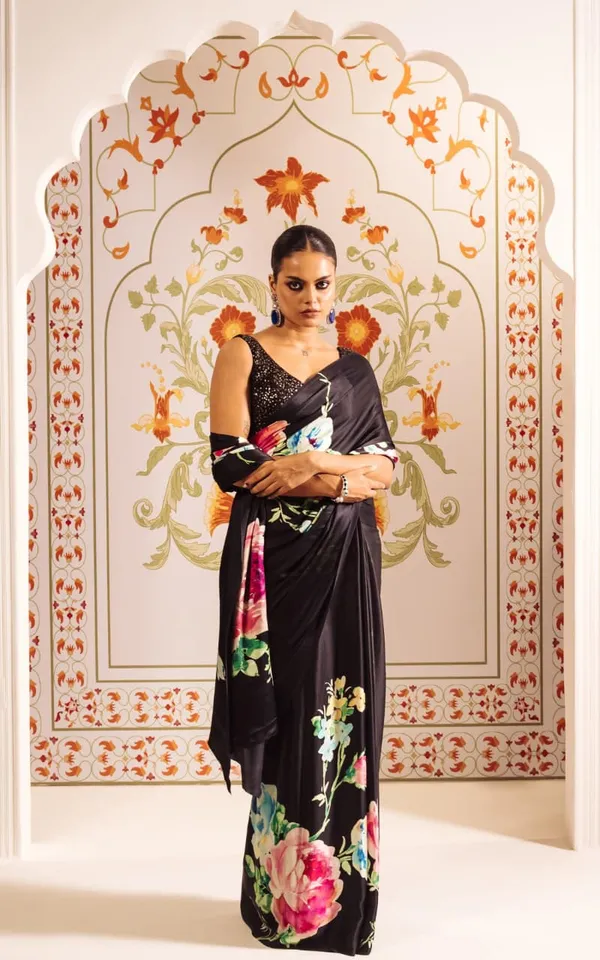 Black_Digital_Printed_Floral_Original_Japan_Satin