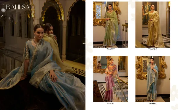 Blue_Tissue_Shimmer_Saree_Zari_Weaving_Work_With_Sequins_Lace_Border