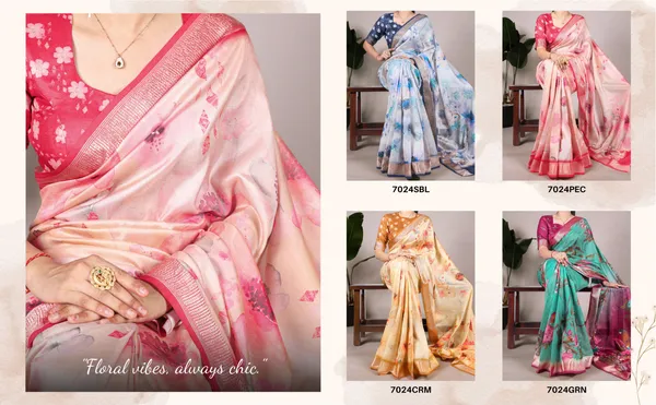 Cream__Tasar_Silk_With_Viscose_Border_Floral_Printed