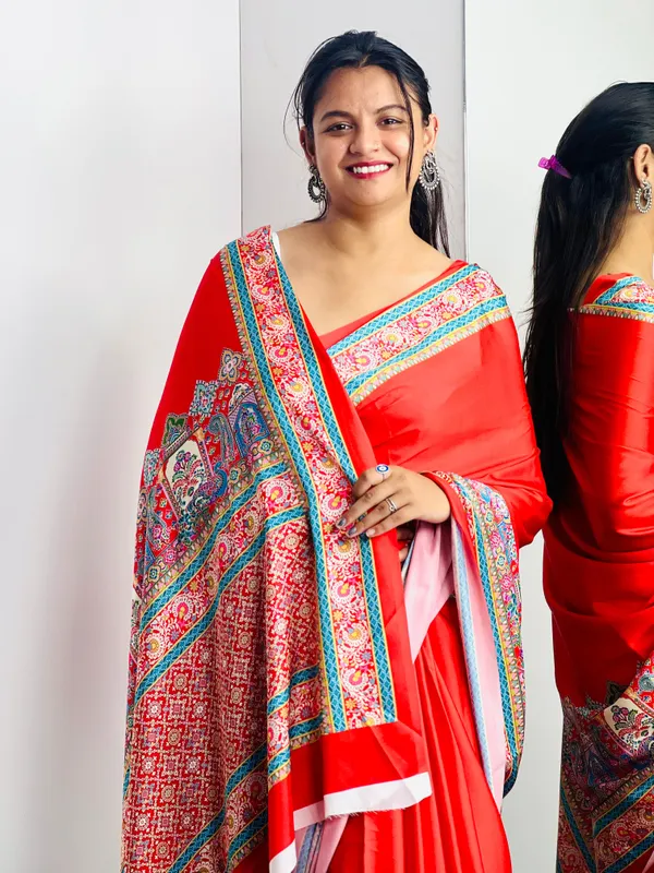 Orange__with_Kashmiri_Pashmina_Inspired_Digital_Print__Original_Japan_Satin_(Devsena_satin)