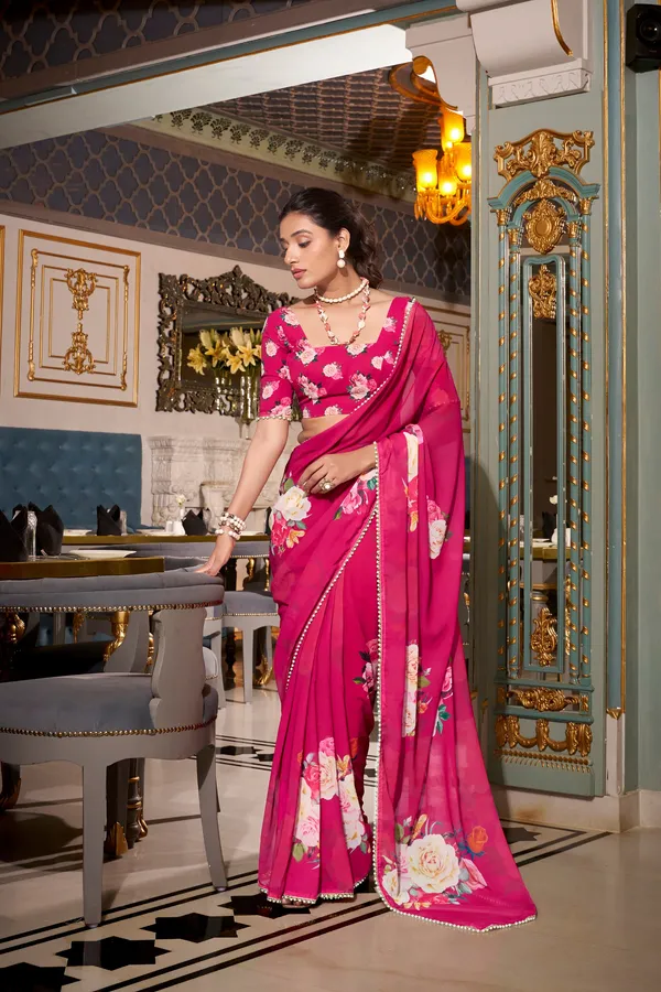Pink_Digital_Printed_Premium_Georgette_Saree_with_pearl_lace_border