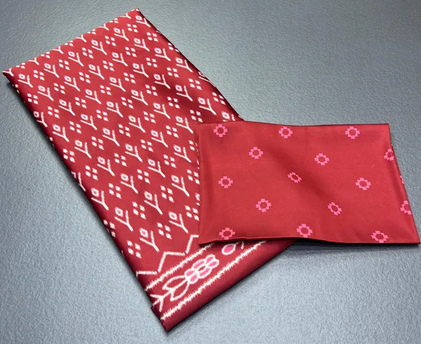 Red_Ikat_design_Digital_Printed_Original_Japan_Satin_(Devsena_satin)