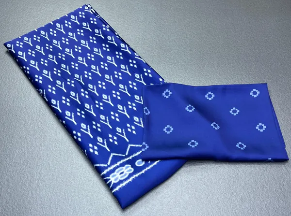 Royal_Blue_Ikat_design_Digital_Printed_Original_Japan_Satin_(Devsena_satin)