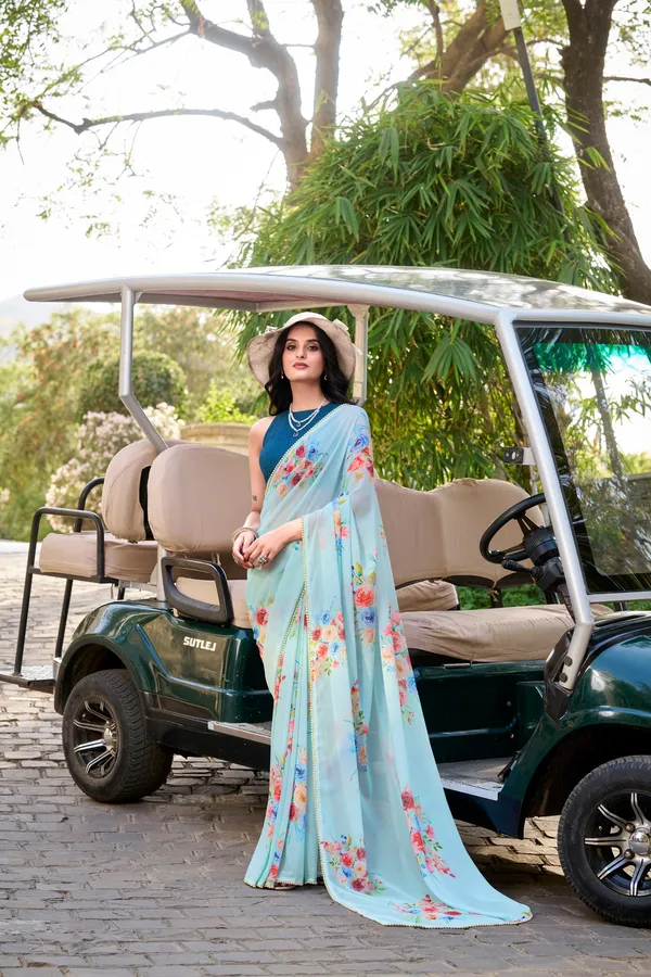 SKY_Blue_Floral_Printed_With_Pearl_Lace_Border