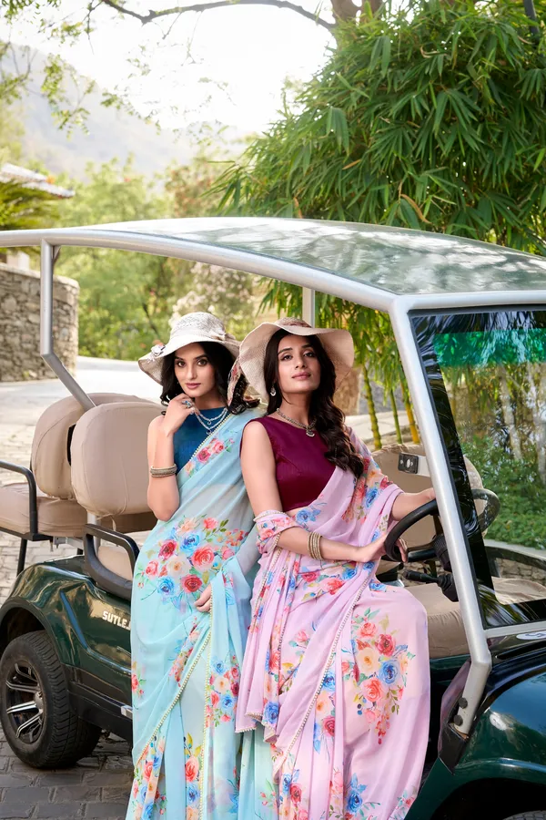 SKY_Blue_Floral_Printed_With_Pearl_Lace_Border