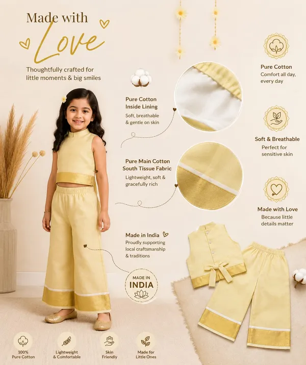Amba_Collection_Boutique_Girls_South_Cotton_Tissue_Top_&_Plazzo_Set_with_100%_Cotton_Lining